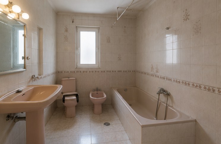 Before — Bathroom fixtures and fittings replacement