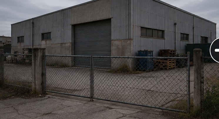 Avant — Hangar industriel de 450 m²
