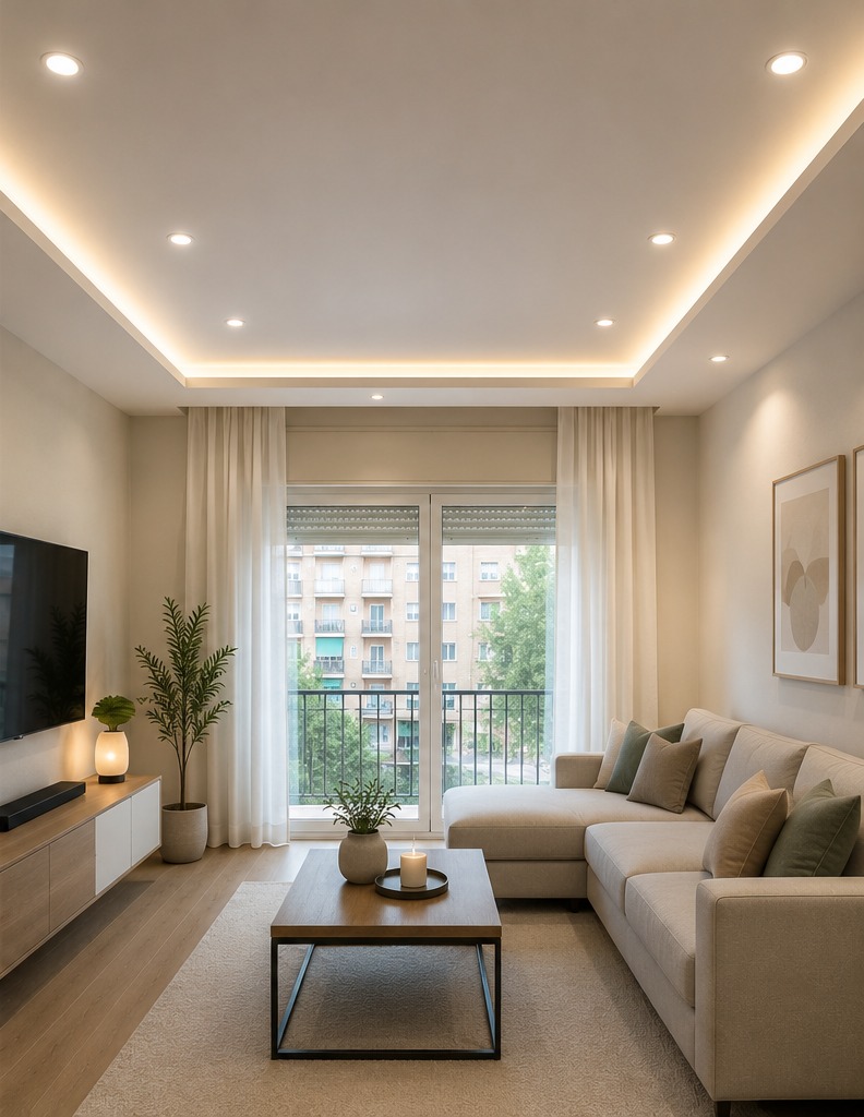 Después — Iluminación LED de cocina y salón (10 puntos de luz)