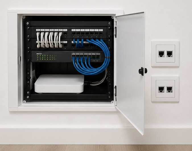 After — Mesh WiFi network + home network setup