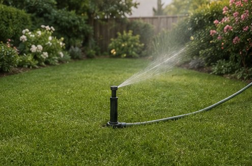 Avant — Arrosage automatique de jardin