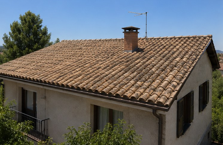 Before — Rooftop solar panels, self-consumption